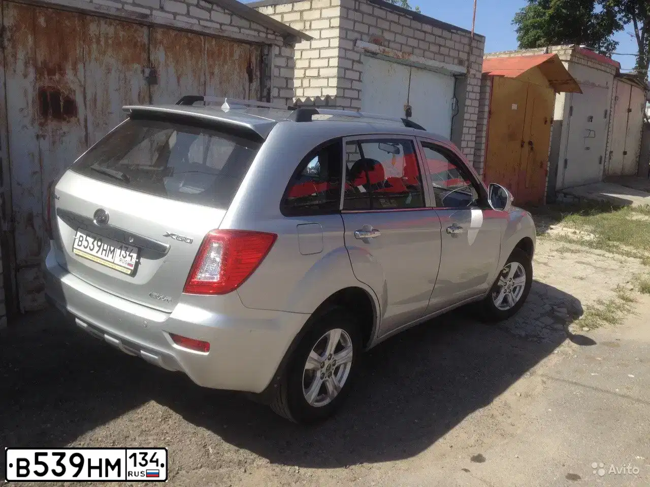 Фото автомобиля LIFAN X 60, 2015 — госномер В539НМ134. Цвет: СЕРЕБРО