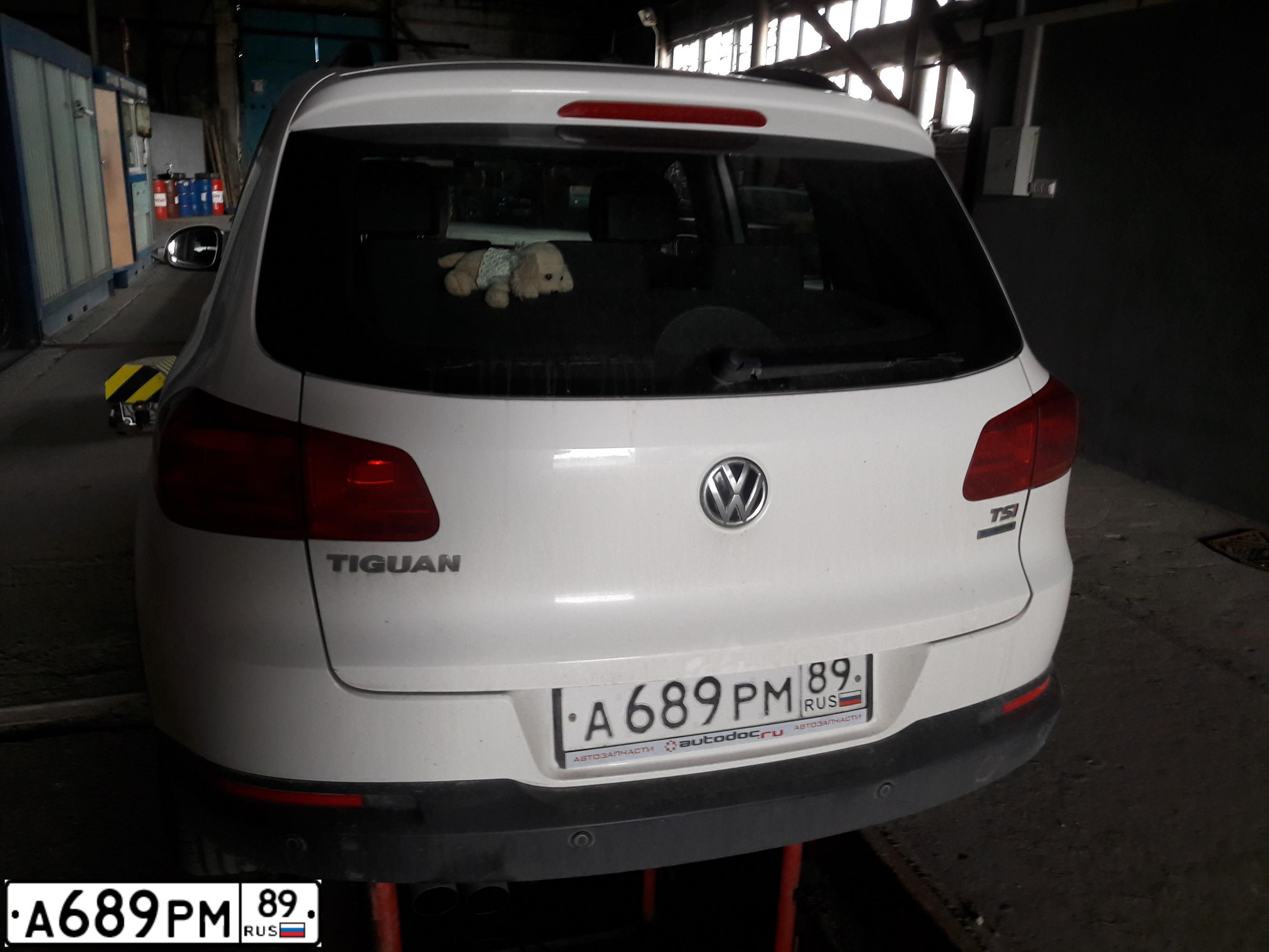 Фото автомобиля VOLKSWAGEN TIGUAN, 2012 — госномер С245НТ89