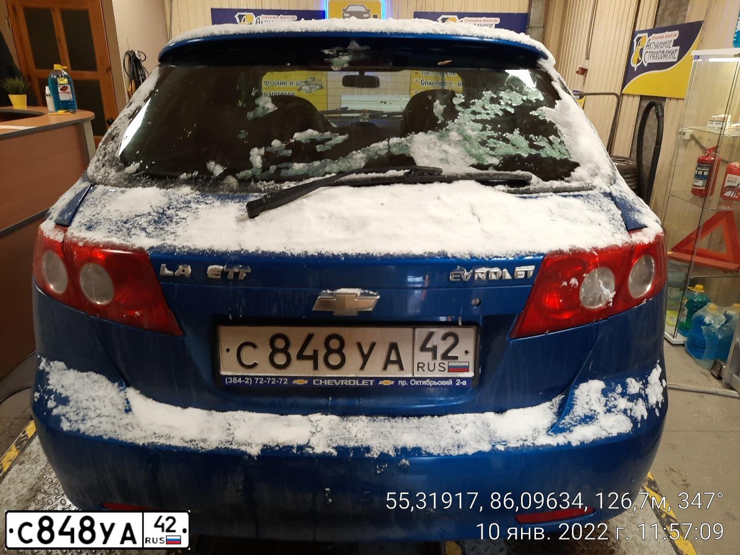 Фото автомобиля CHEVROLET LACETTI, 2010 — госномер К728ОТ142
