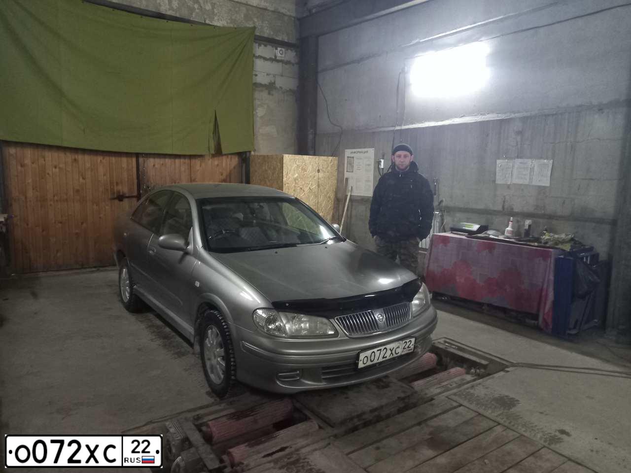Фото автомобиля NISSAN BLUEBIRD, 2000 — госномер М499РВ154