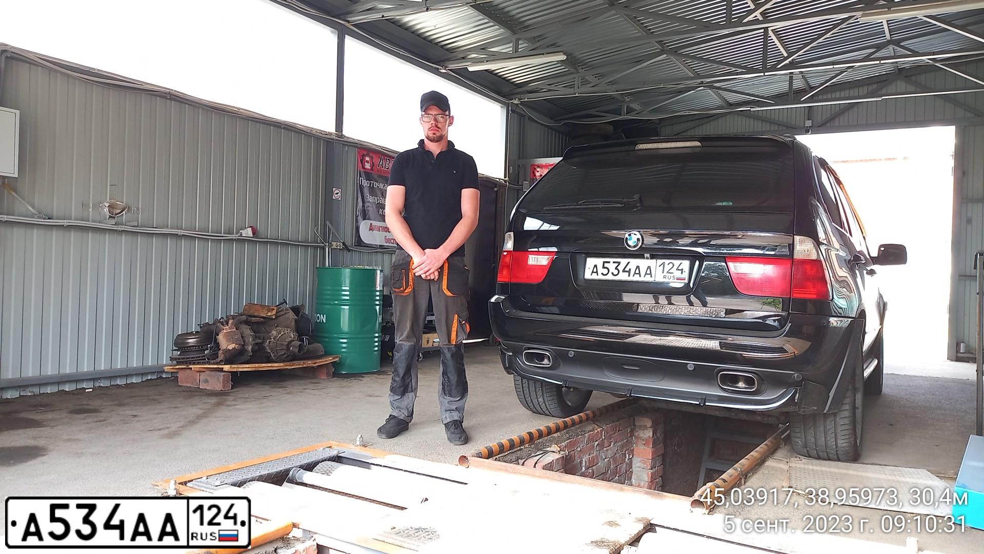 Фото автомобиля BMW X5, 2004 — госномер М414КЕ193