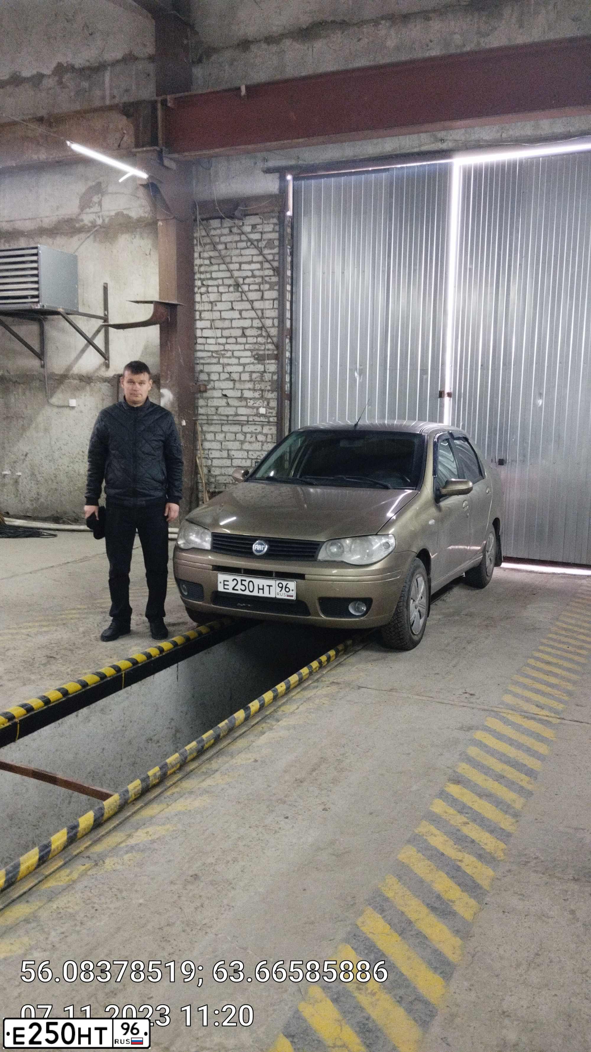 Фото автомобиля FIAT ALBEA, 2007 — госномер Х360НЕ45