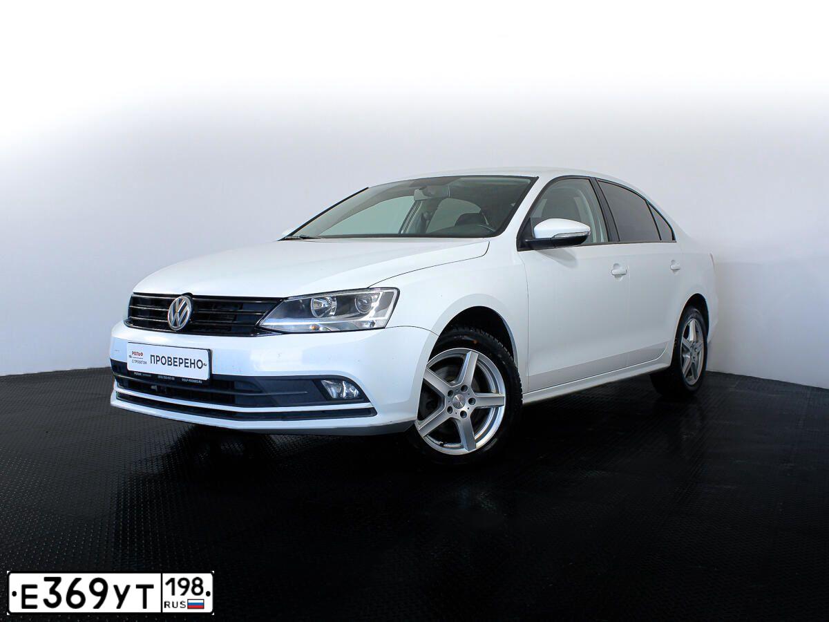 Фото автомобиля VOLKSWAGEN JETTA, 2016 — госномер А428СР147. Цвет: Белый