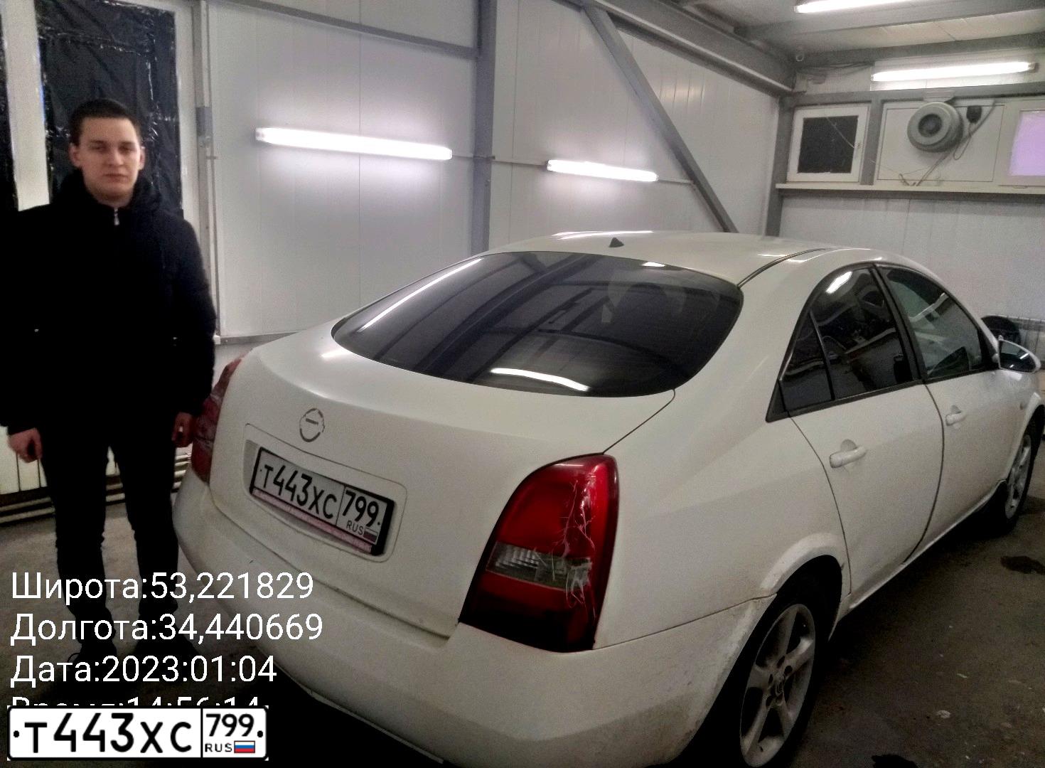 Фото автомобиля NISSAN PRIMERA, 2006 — госномер О040УТ32