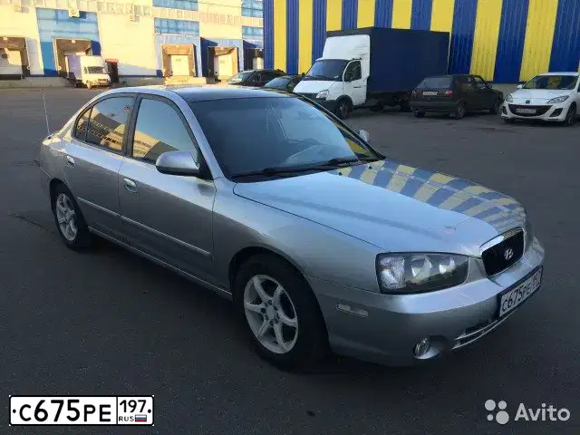 Фото автомобиля HYUNDAI ELANTRA, 2001 — госномер С675РЕ197. Цвет: СЕРЫЙ МЕТАЛЛИК
