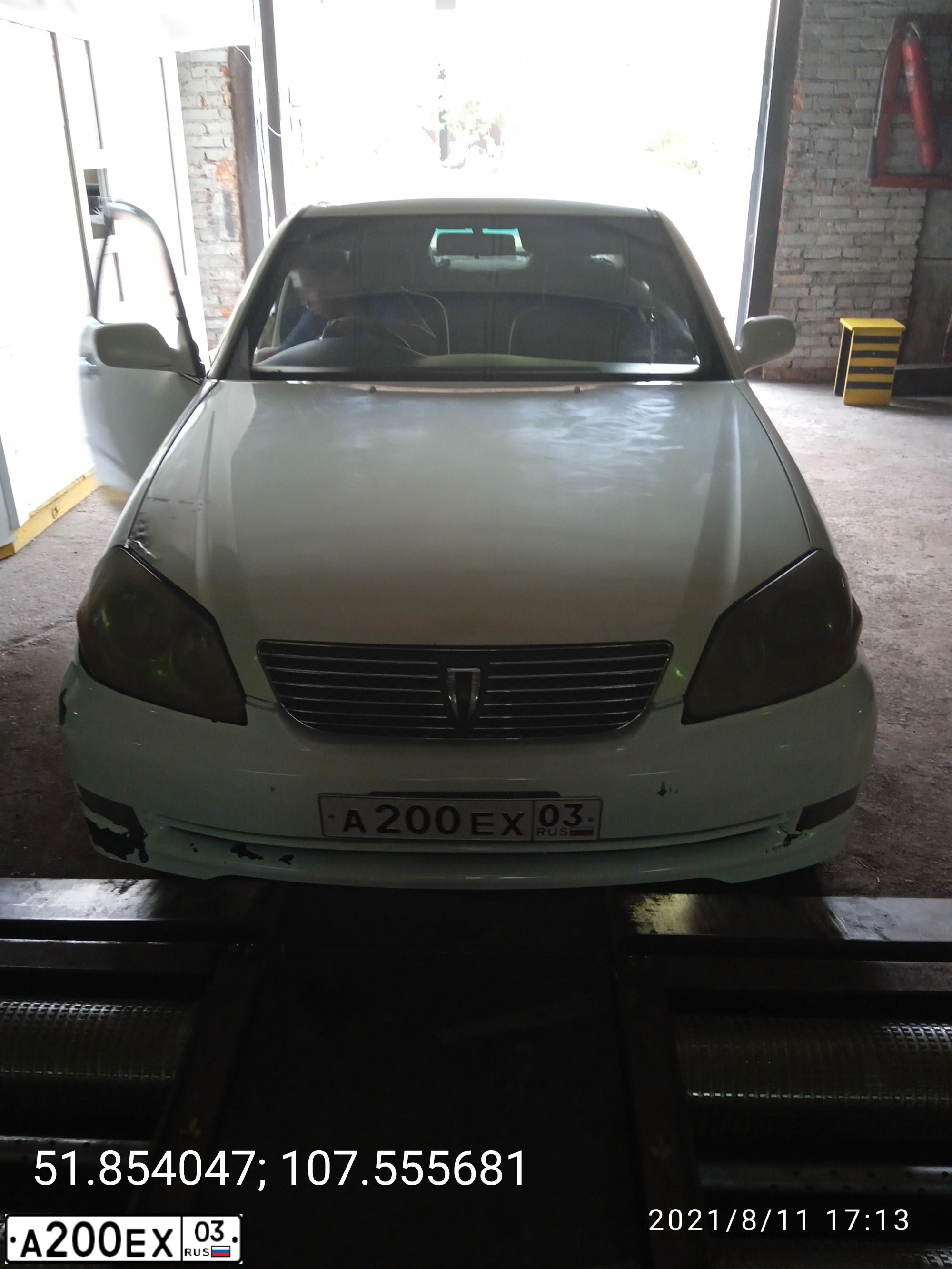Фото автомобиля TOYOTA MARK II, 2001 — госномер К272РУ28