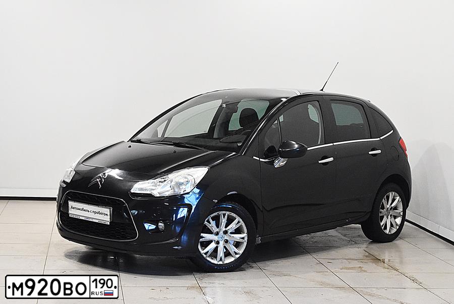 Фото автомобиля CITROEN C3, 2010 — госномер Н747СМ790. Цвет: ЧЕРНЫЙ