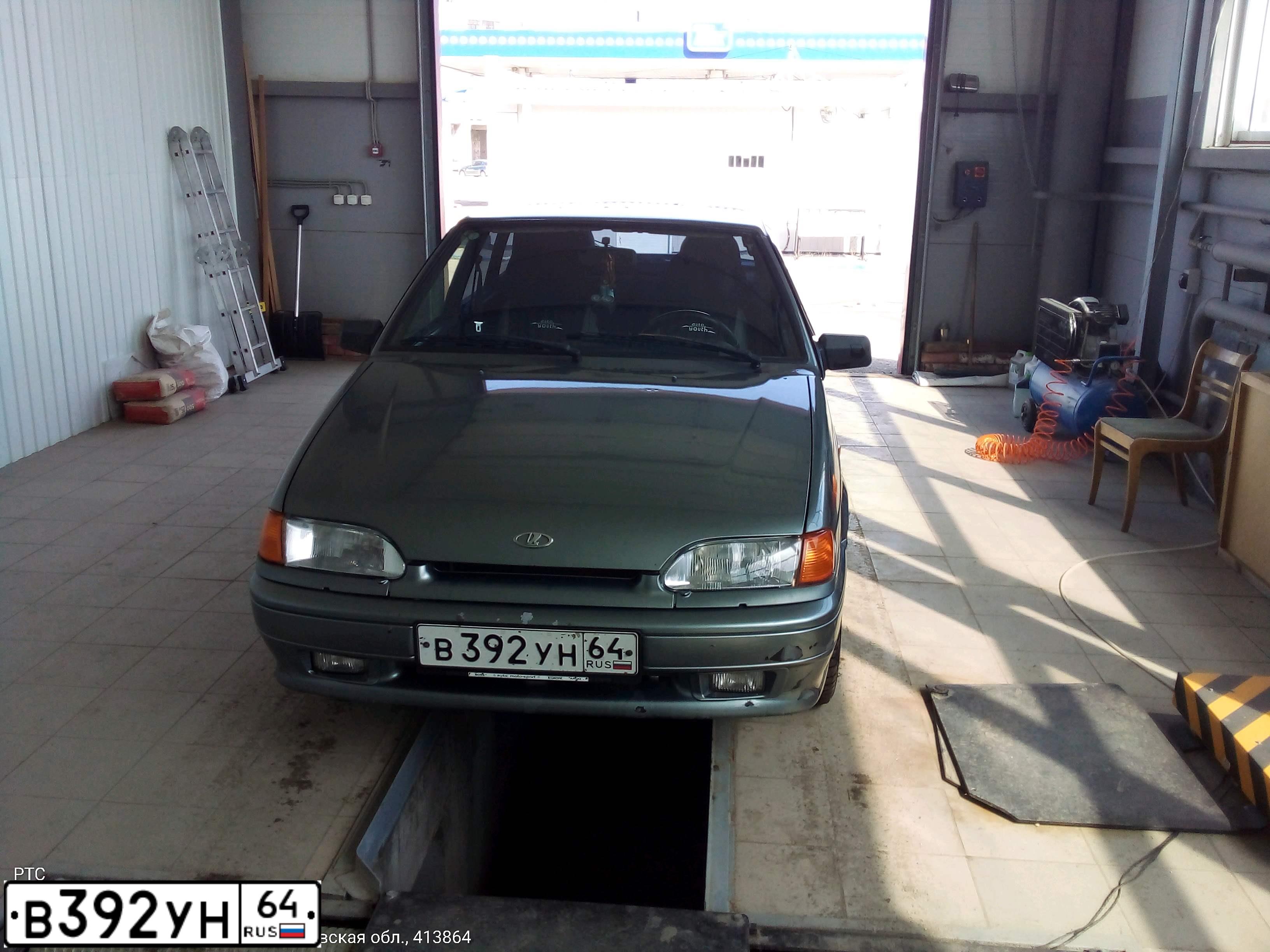 Фото автомобиля LADA 2114, 2011 — госномер В374РУ09. Цвет: СРЕДНИЙ СЕРО-ЗЕЛЕНЫЙ МЕТ.