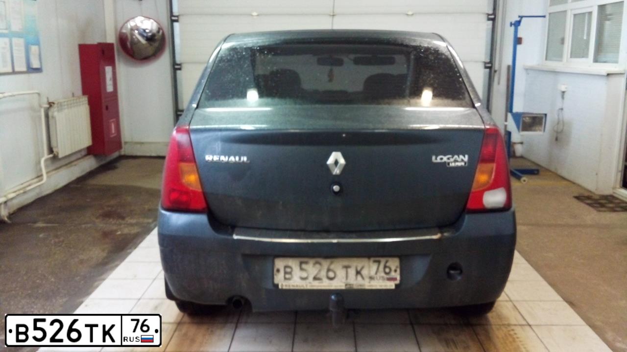 Фото автомобиля RENAULT LOGAN, 2008 — госномер В982ВС76