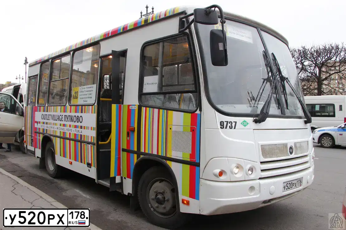 Фото автомобиля PAZ 3203, 2016 — госномер С390КН57. Цвет: Белый