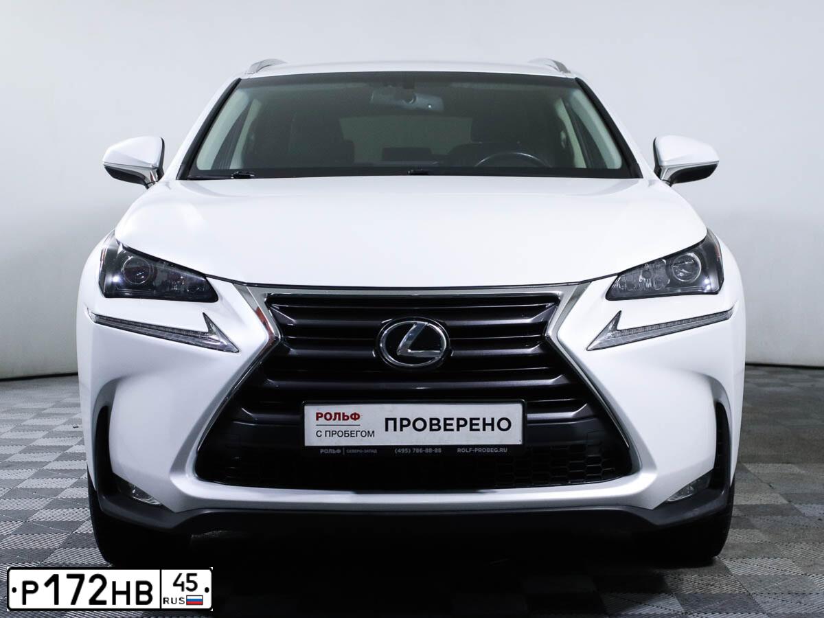 Фото автомобиля LEXUS NX200, 2015 — госномер О640УН44. Цвет: Белый