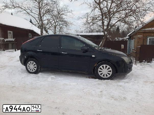 Фото автомобиля FORD FOCUS, 2007 — госномер К199ВН53. Цвет: ЧЕРНЫЙ