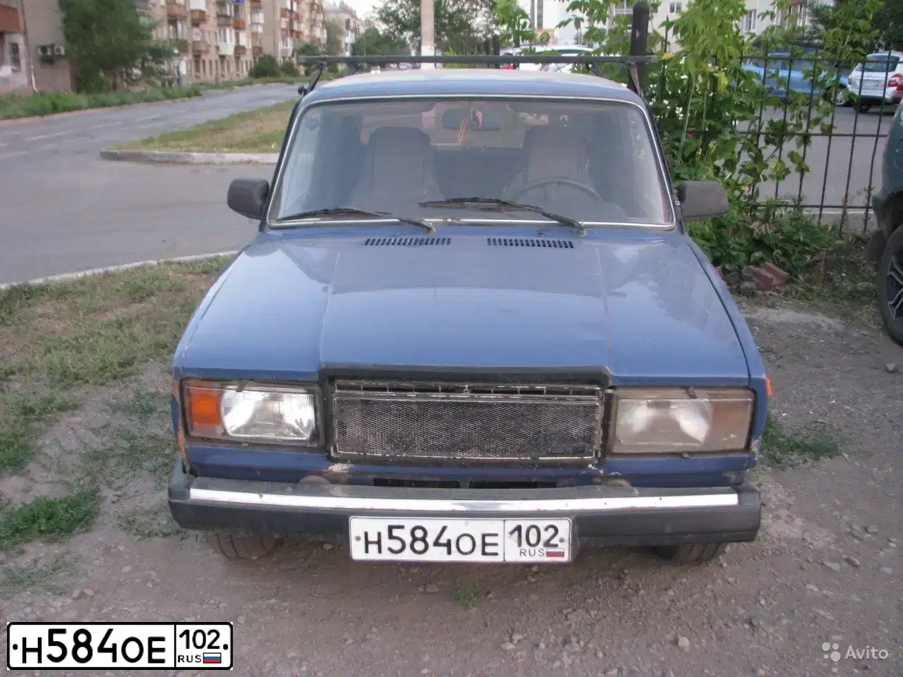 Фото автомобиля LADA 2107, 2003 — госномер А599ЕМ174. Цвет: СИНИЙ