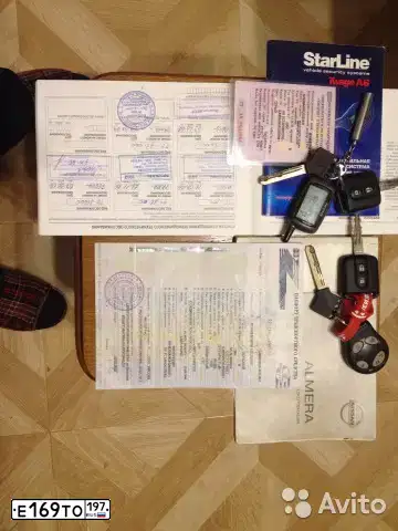 Фото автомобиля NISSAN ALMERA, 2004 — госномер Е169ТО197. Цвет: Серый