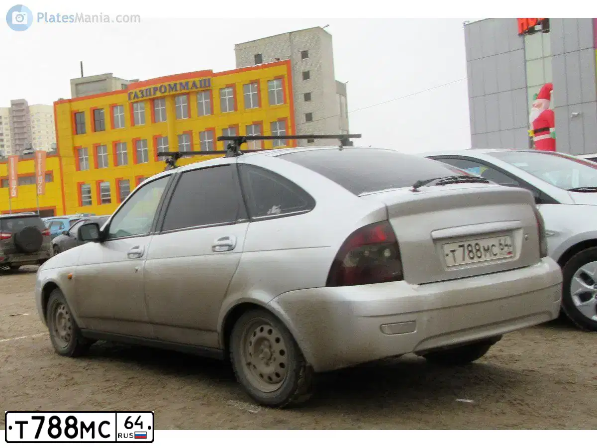 Фото автомобиля LADA 2172 PRIORA, 2009 — госномер Т788МС64. Цвет: СВЕТЛО СЕРЕБРИСТЫЙ МЕТАЛЛ
