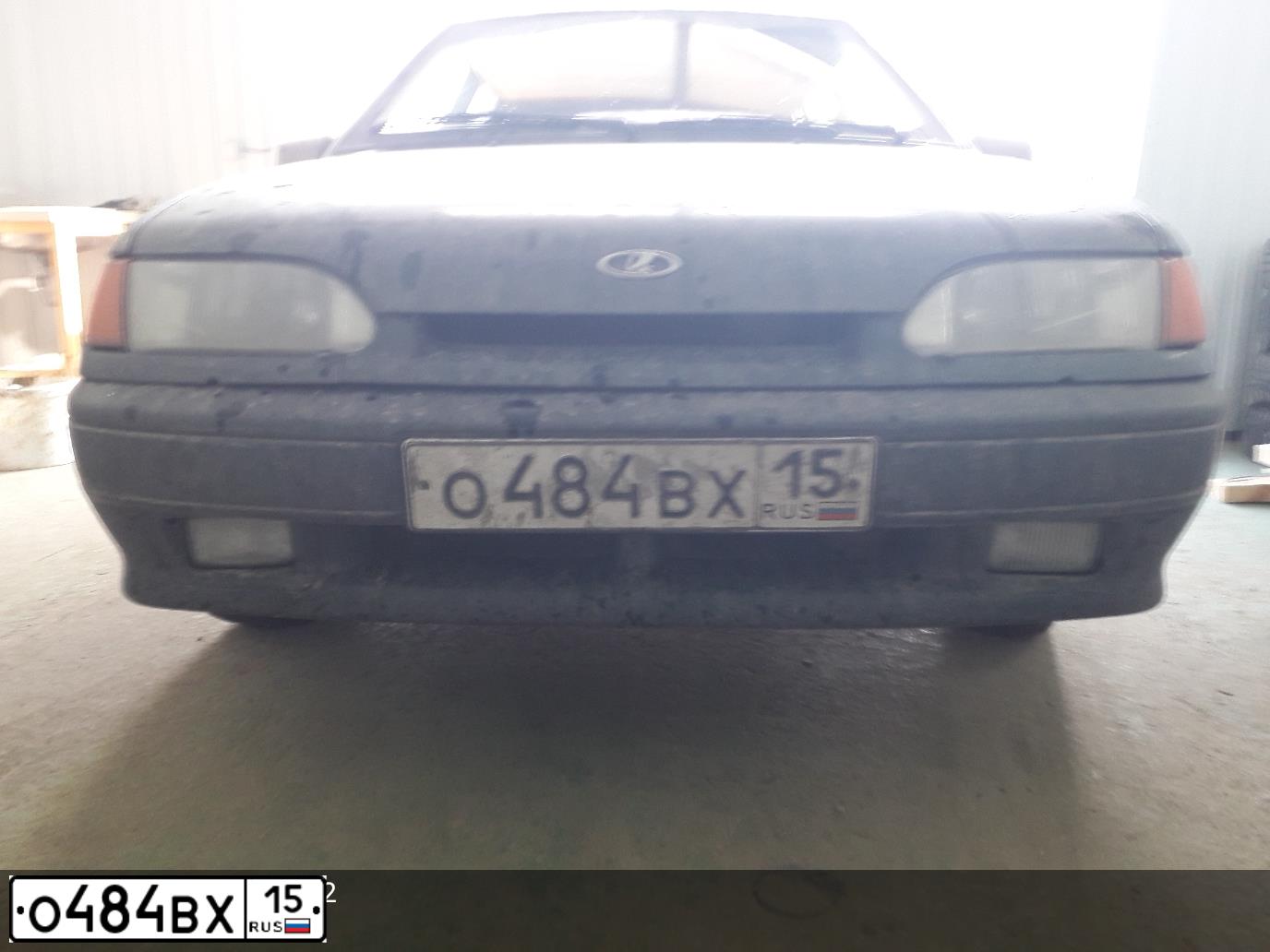 Фото автомобиля LADA 2114 SAMARA, 2008 — госномер У233КМ07. Цвет: Темно-зеленый