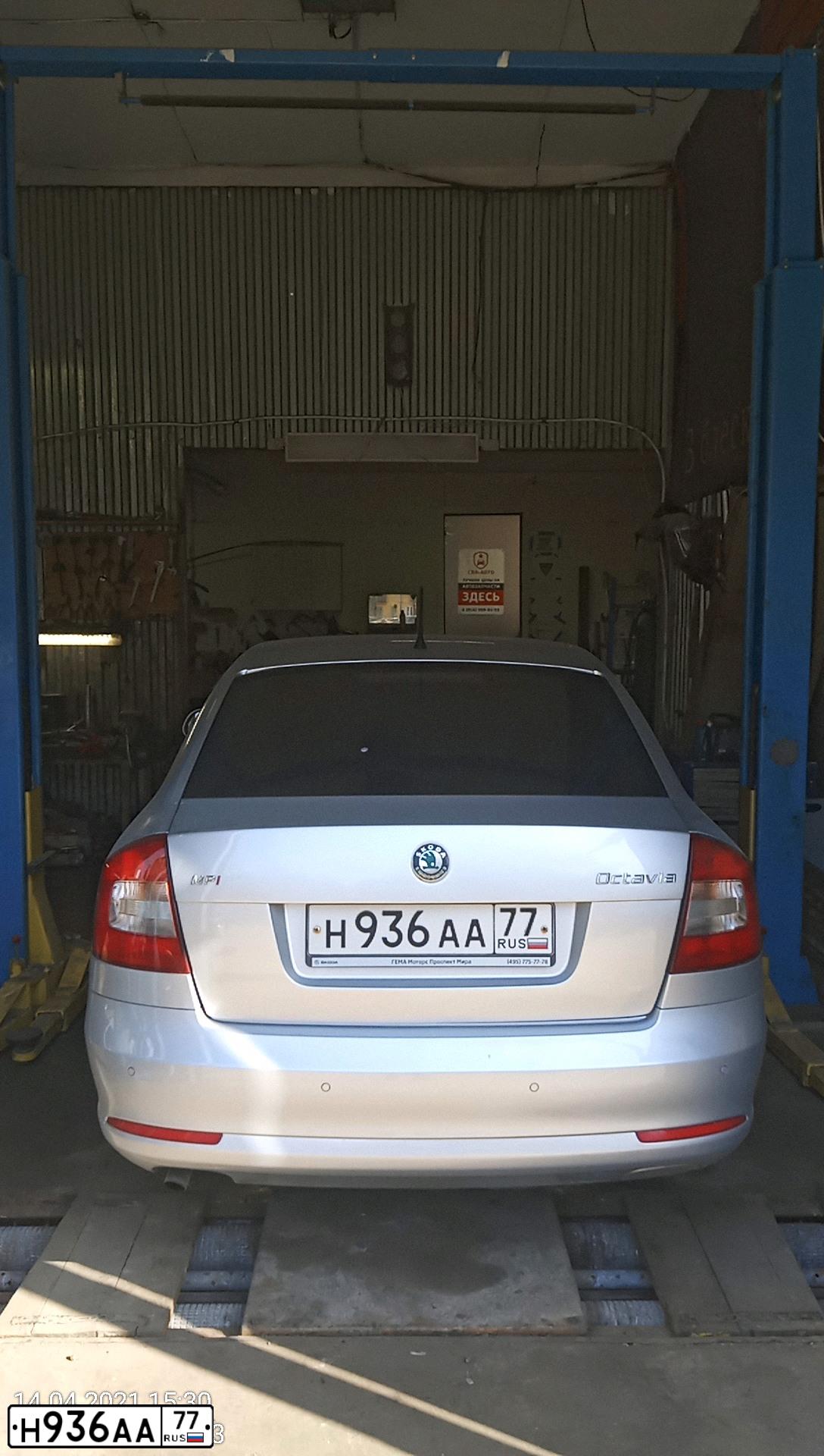 Фото автомобиля SKODA OCTAVIA, 2012 — госномер О025ВТ790. Цвет: СЕРЫЙ СВЕТЛЫЙ