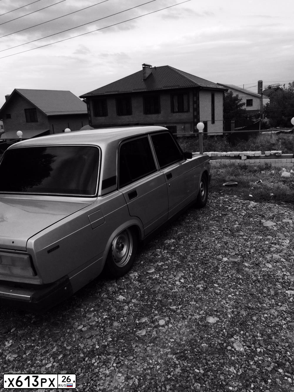 Фото автомобиля LADA 2107, 2002 — госномер А119ВО26. Цвет: СЕРЕБРИСТО-ГОЛУБОЙ