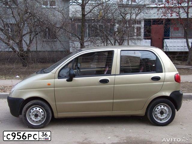 Фото автомобиля DAEWOO MATIZ, 2009 — госномер С956РС36. Цвет: ПЕСОЧНЫЙ