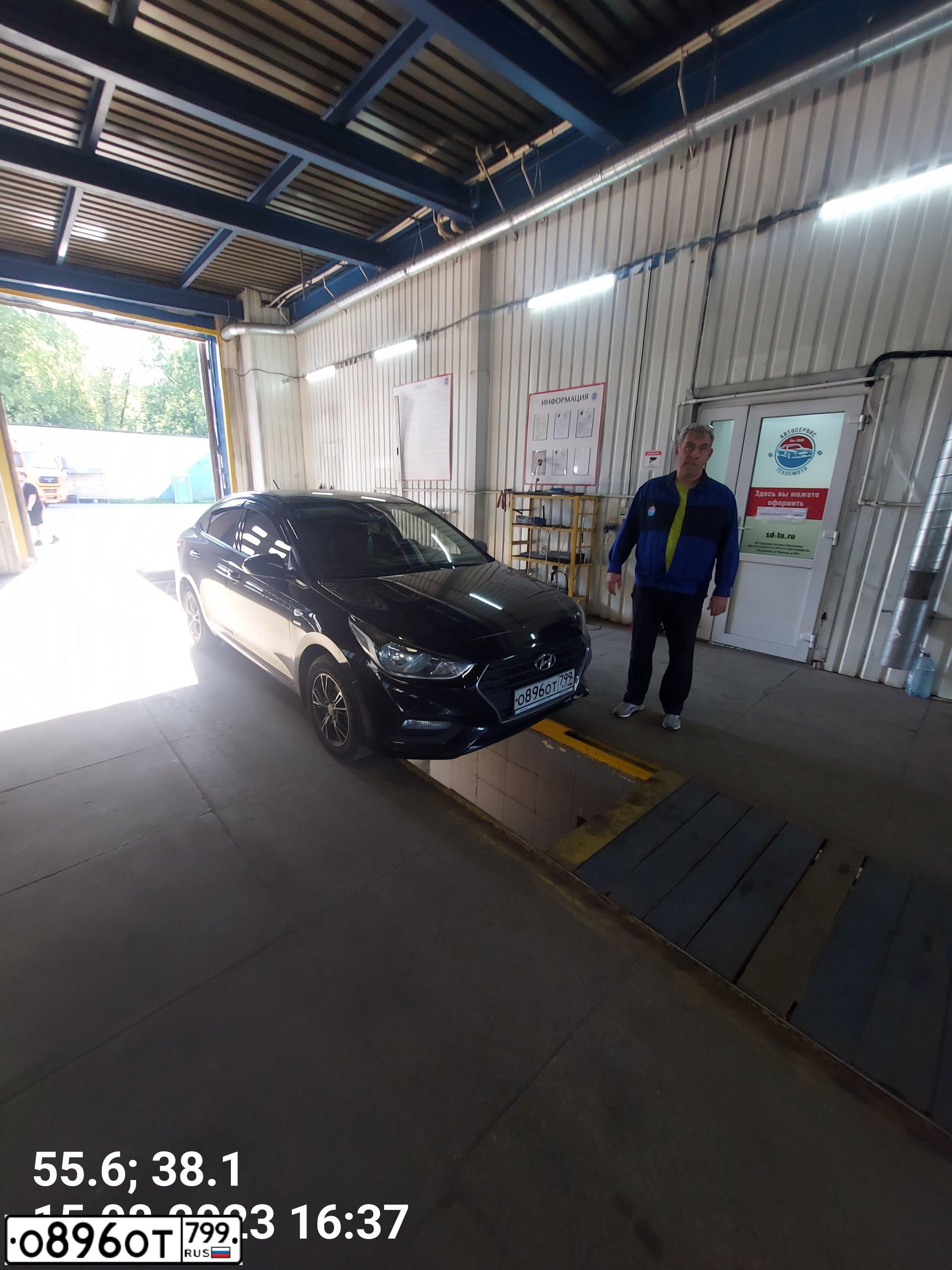 Фото автомобиля HYUNDAI SOLARIS, 2019 — госномер Е592ТН797