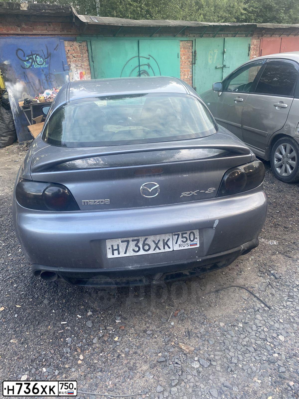 Фото автомобиля MAZDA RX-8, 2003 — госномер В032ОМ95. Цвет: Серый