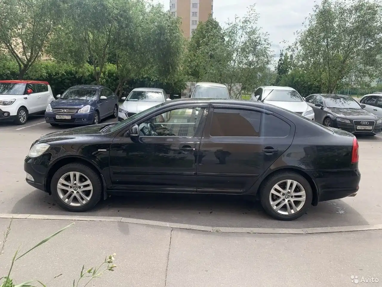 Фото автомобиля AUDI A4, 2011 — госномер Н181НТ197. Цвет: ЧЕРНЫЙ