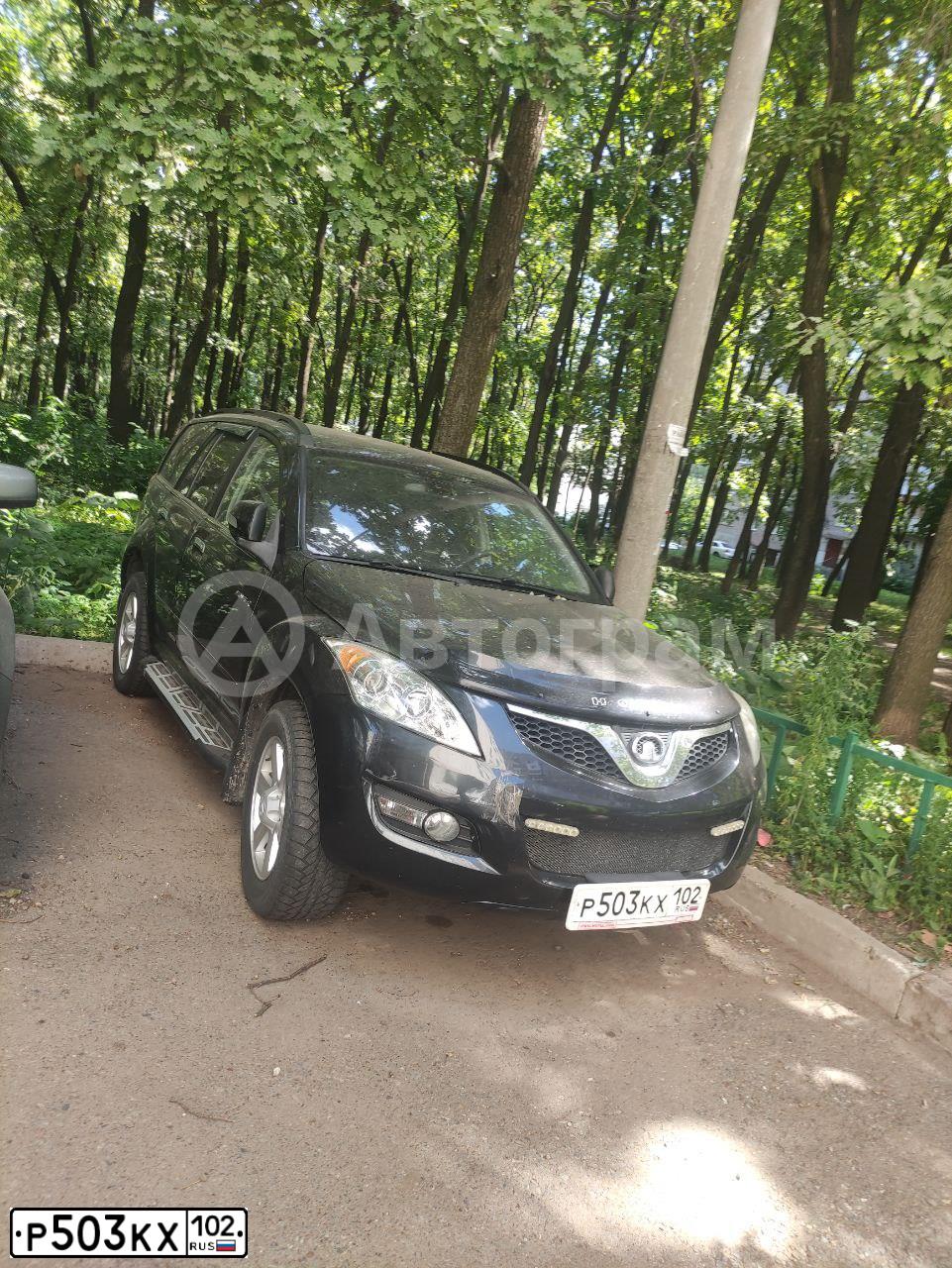 Фото автомобиля GREAT WALL H5, 2014 — госномер Р503КХ102. Цвет: ЧЕРНЫЙ