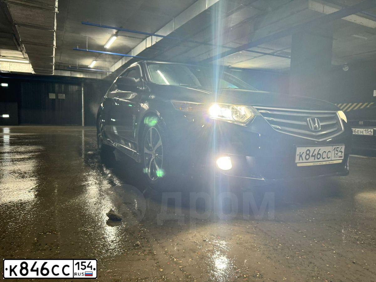 Фото автомобиля HONDA ACCORD, 2008 — госномер К846СС154. Цвет: ТЕМНО - СЕРЫЙ