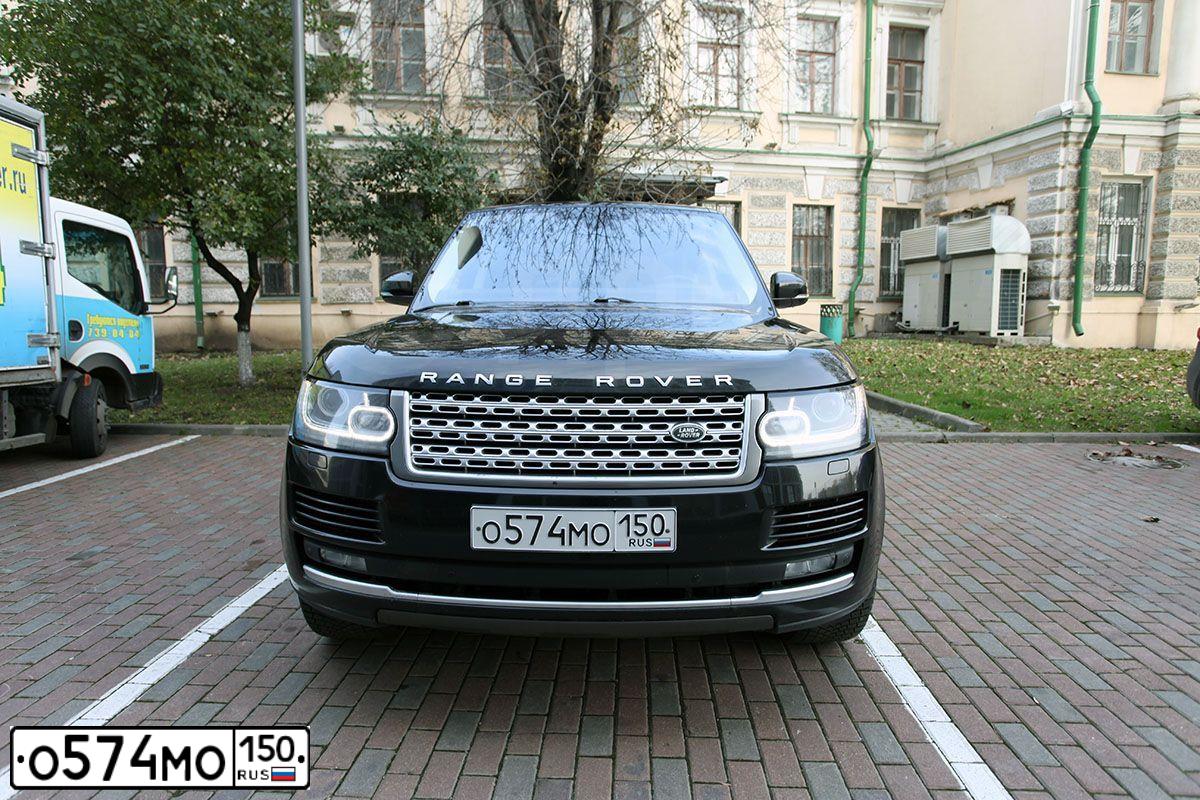 Фото автомобиля LAND ROVER RANGE ROVER, 2015 — госномер У522ВС797. Цвет: ЧЕРНЫЙ