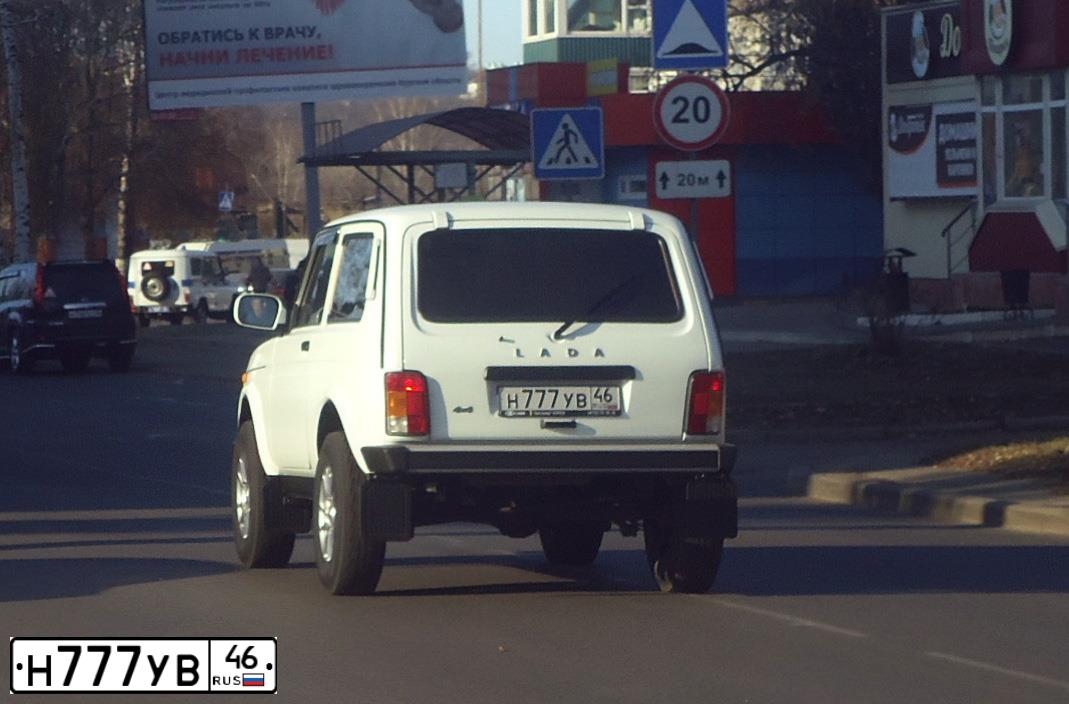 Фото автомобиля LADA 2121 NIVA, 1999 — госномер К272ММ46. Цвет: ЯРКО-БЕЛЫЙ