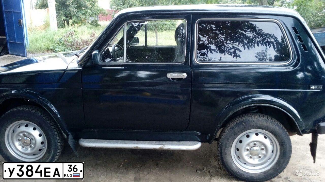 Фото автомобиля LADA 2121 NIVA, 1998 — госномер У384ЕА36. Цвет: СИНЕ- ЗЕЛЕНЫЙ