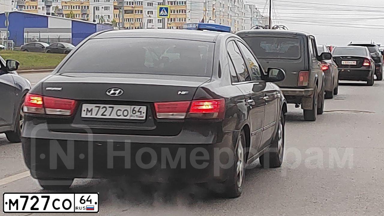 Фото автомобиля HYUNDAI SONATA, 2005 — госномер М727СО64