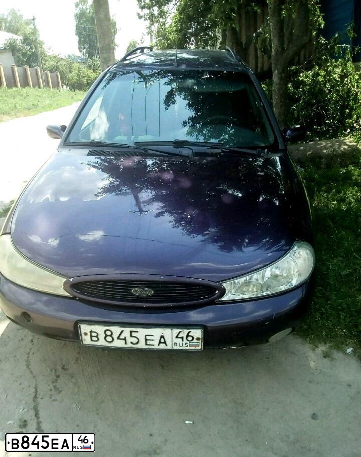 Фото автомобиля FORD MONDEO, 1997 — госномер Р470АМ32. Цвет: ФИОЛЕТОВЫЙ