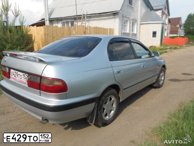 Фото автомобиля TOYOTA CARINA, 1995 — госномер К838НТ73. Цвет: СВЕТЛО-СЕРЫЙ