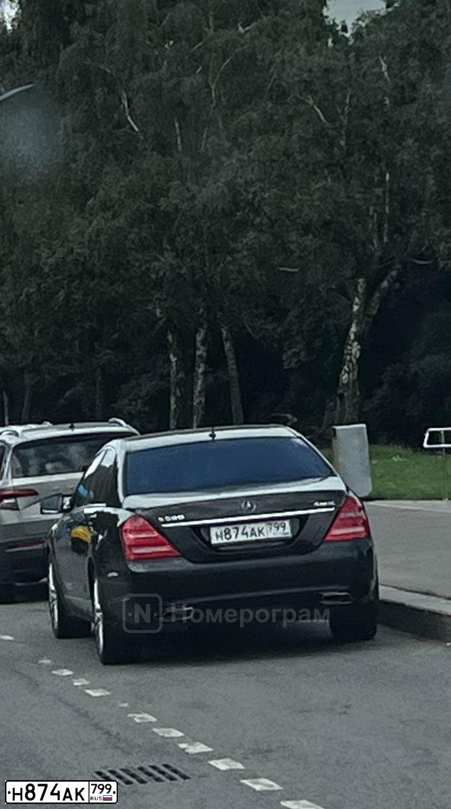 Фото автомобиля MERCEDES S-KLASSE, 2011 — госномер В458ОТ197. Цвет: ЧЕРНЫЙ