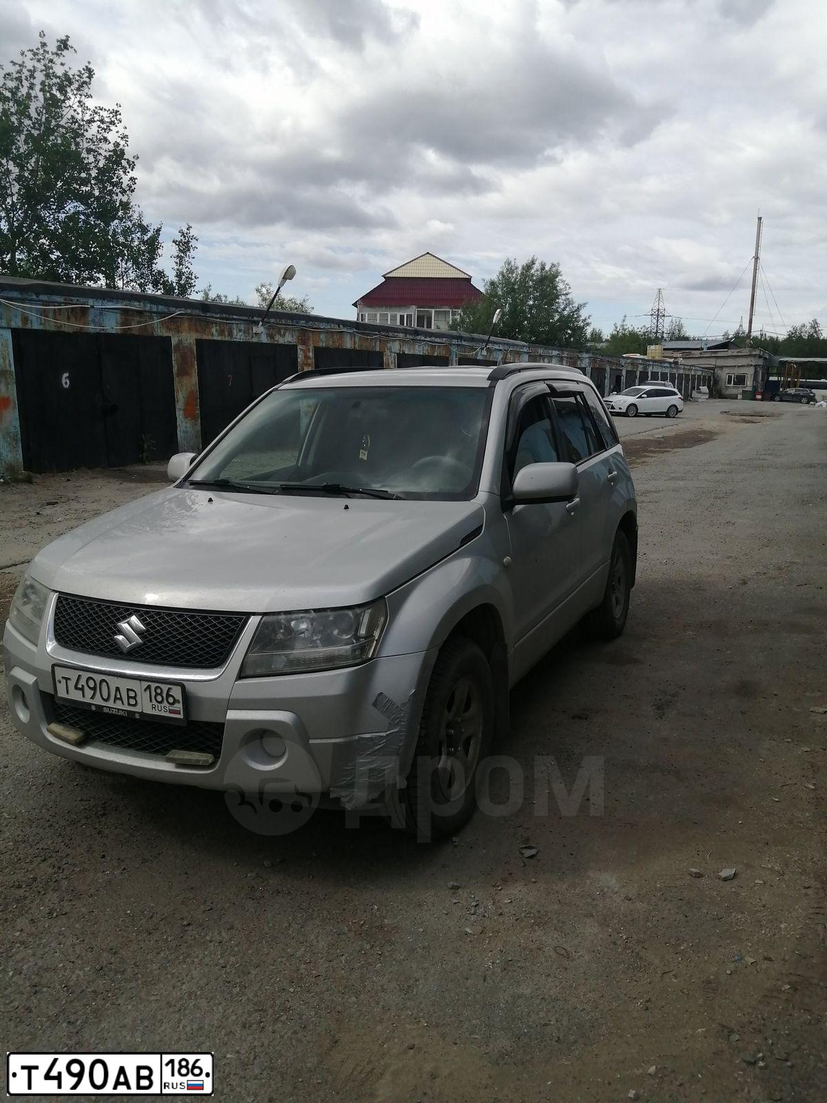 Фото автомобиля SUZUKI /GRAND/ VITARA, 2006 — госномер Р612НР196. Цвет: Серебристый