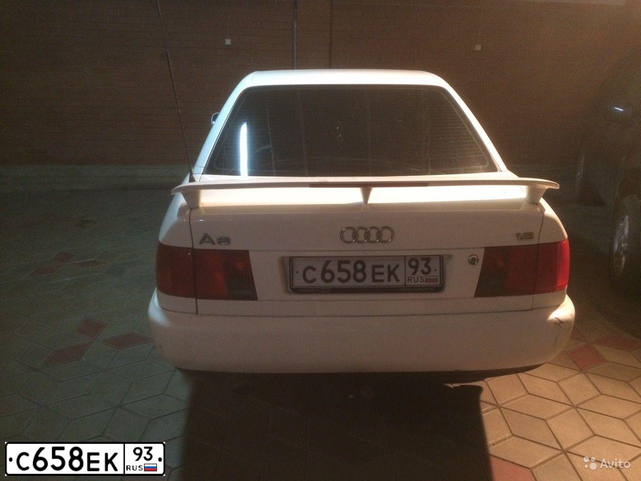 Фото автомобиля AUDI A6, 1996 — госномер С658ЕК93. Цвет: Белый