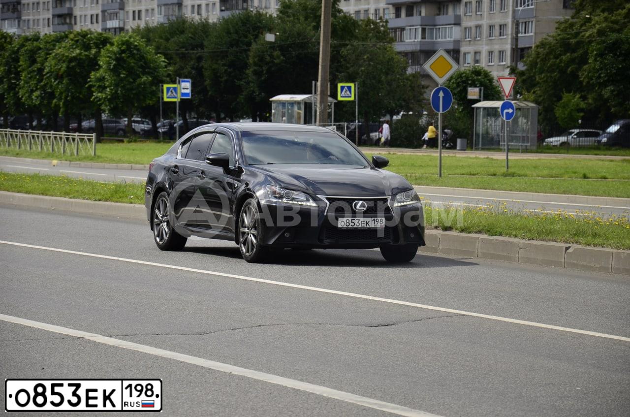 Фото автомобиля LEXUS GS, 2014 — госномер М471РР777. Цвет: ЧЕРНЫЙ