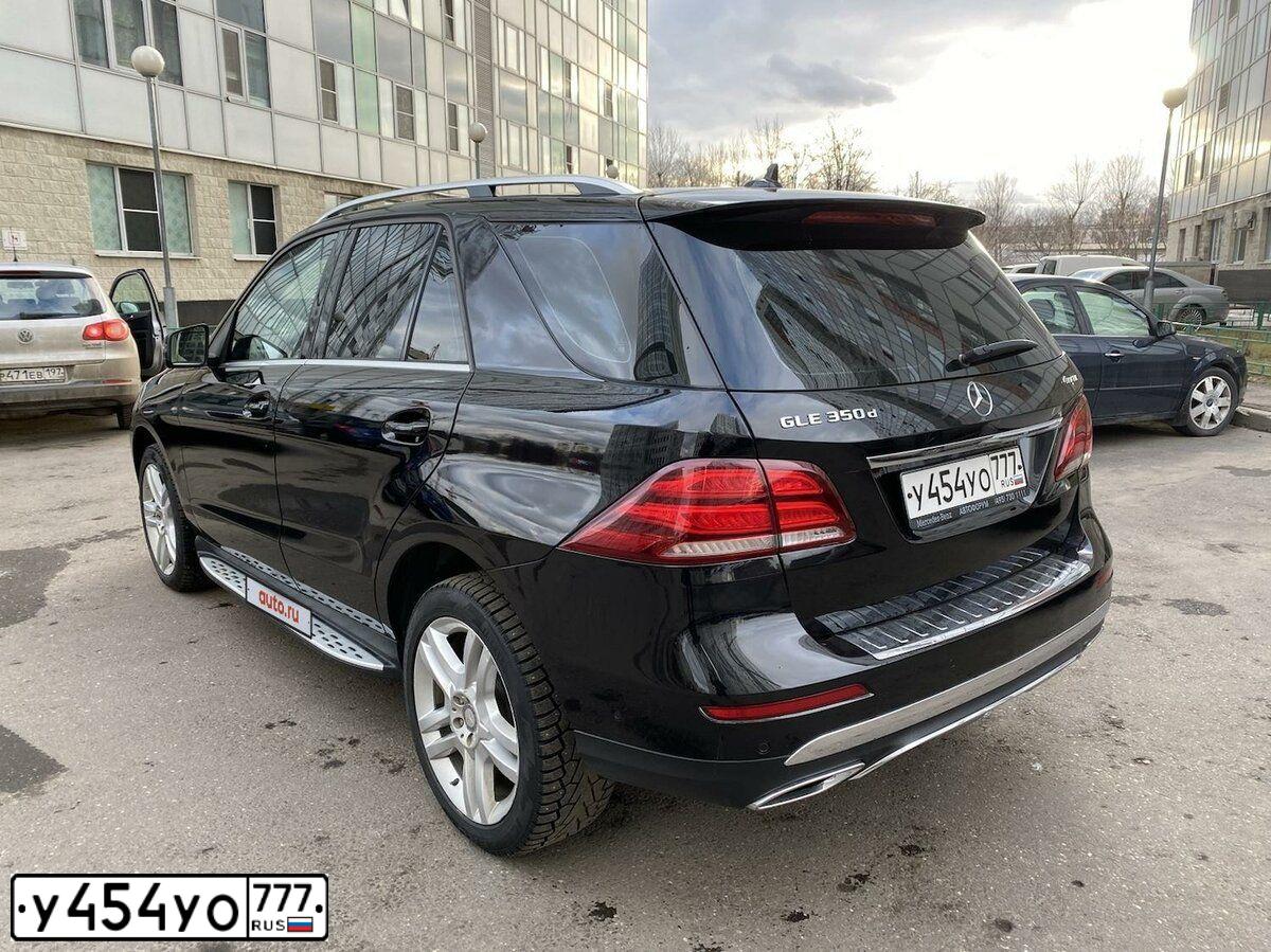 Фото автомобиля MERCEDES GLE-KLASSE, 2016 — госномер С117АР977. Цвет: ЧЕРНЫЙ