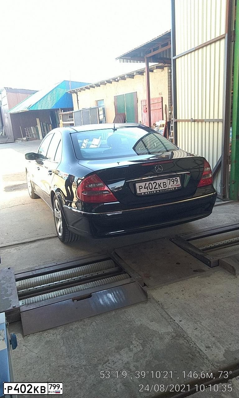 Фото автомобиля MERCEDES-BENZ E320, 2003 — госномер Р267ЕМ48