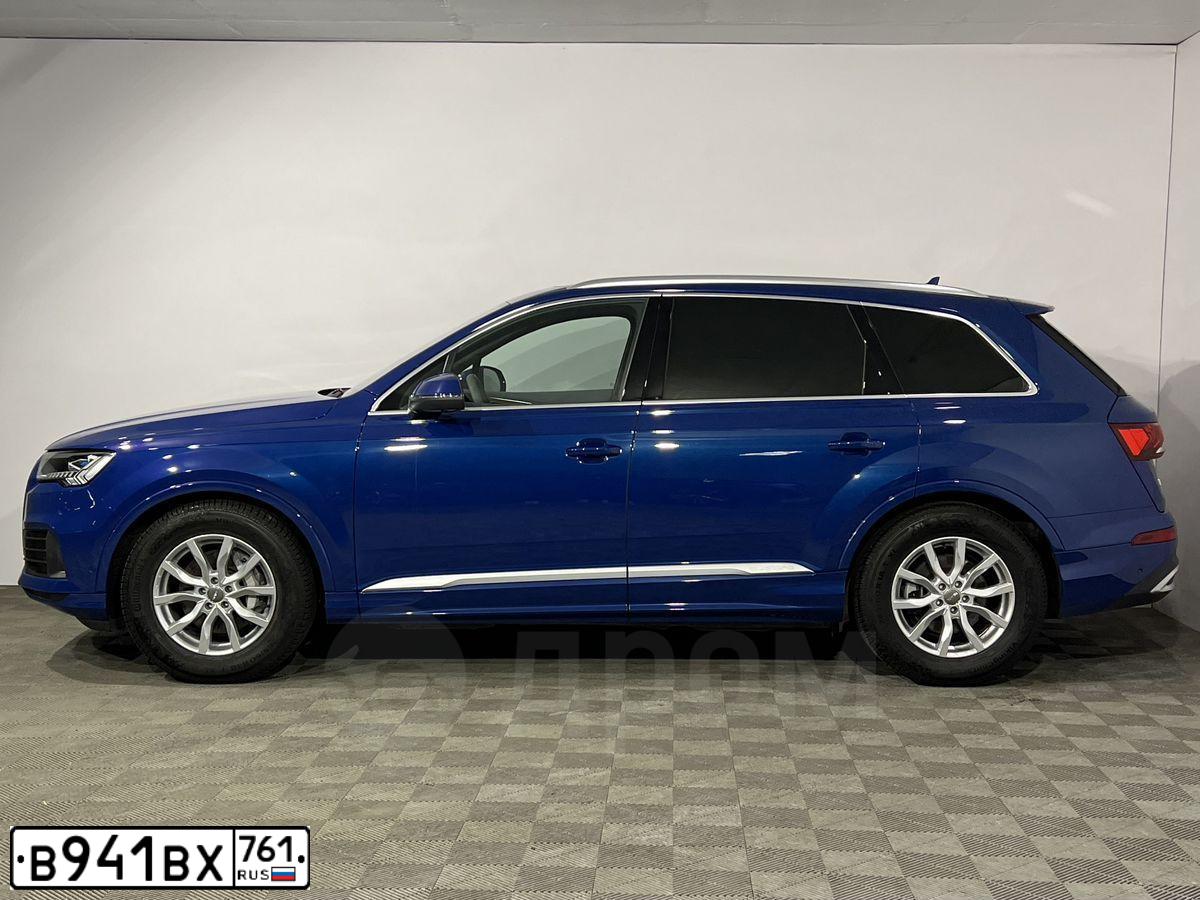 Фото автомобиля АУДИ Q7, 2021 — госномер Н294КЕ198. Цвет: синий