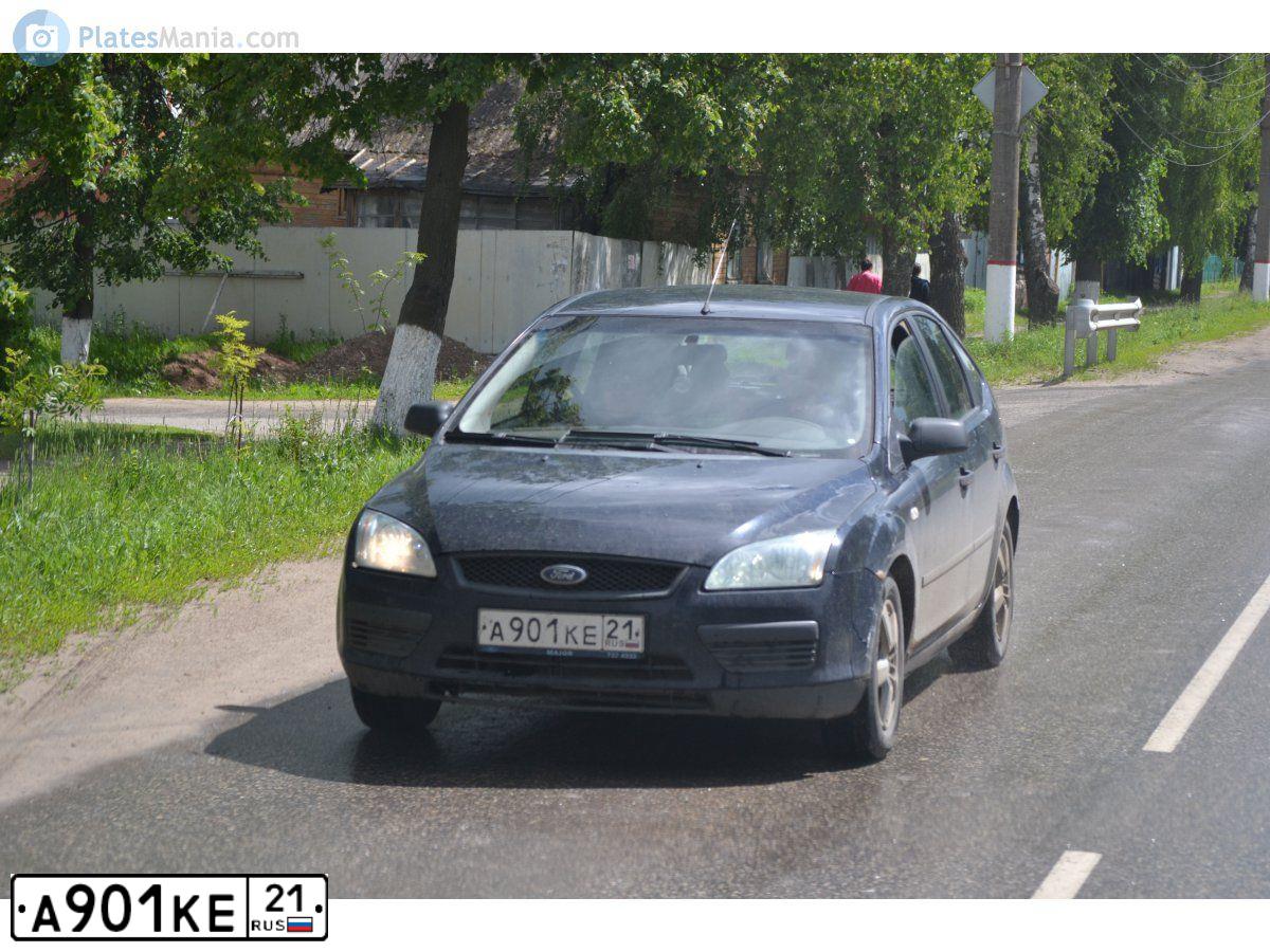 Фото автомобиля FORD FOCUS, 2005 — госномер В363ЕА763. Цвет: Темно-синий