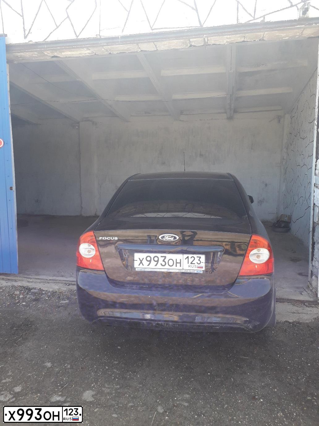 Фото автомобиля FORD FOCUS, 2010 — госномер Х993ОН123. Цвет: ЧЕРНЫЙ