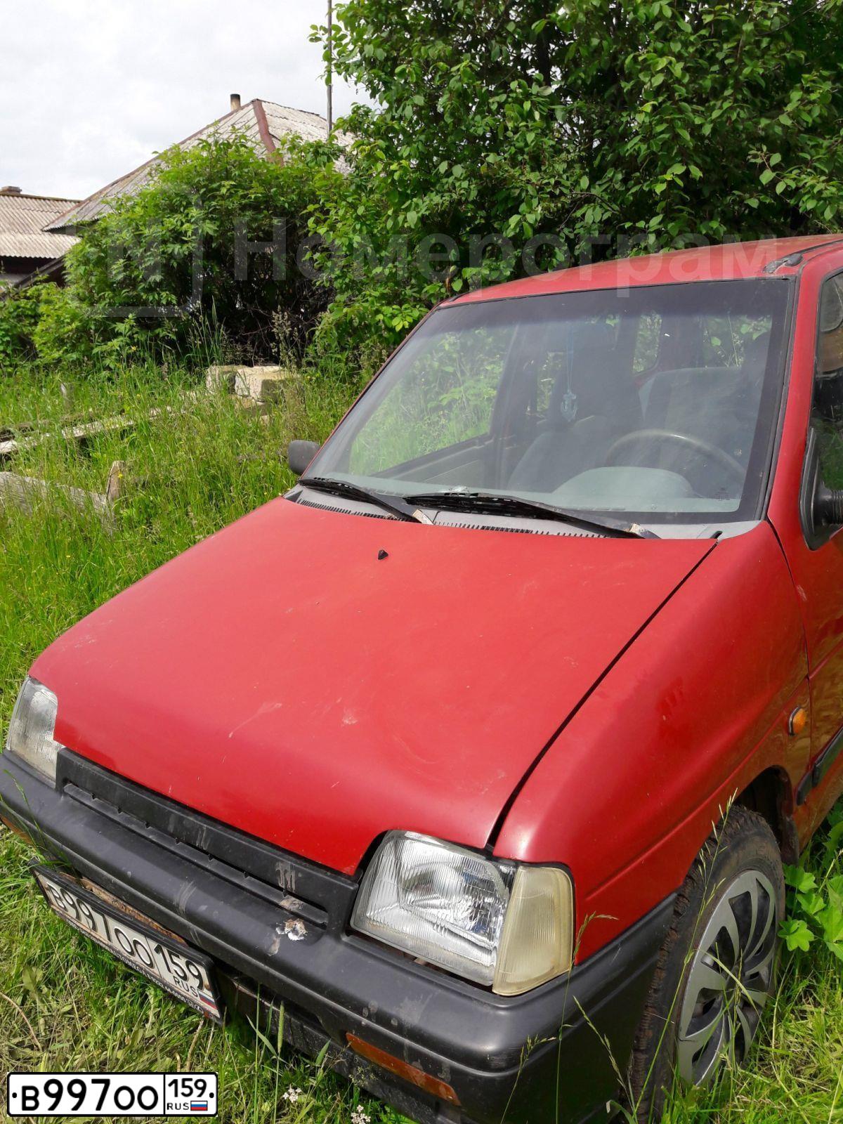 Фото автомобиля DAEWOO TICO, 1999 — госномер В997ОО159. Цвет: СВЕТЛО-ВИШНЕВЫЙ