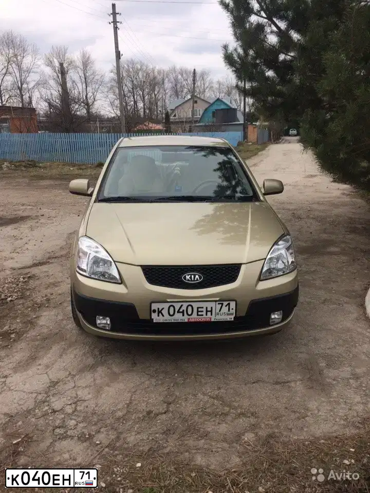 Фото автомобиля KIA RIO, 2009 — госномер Т475СВ71. Цвет: БЕЖЕВЫЙ