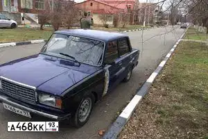 Фото автомобиля LADA 2107, 2001 — госномер Н025ХО23. Цвет: ТЕМНО-ГОЛУБОЙ