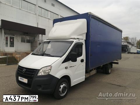Фото автомобиля GAZ Z GAZEL NEXT, 2019 — госномер А437РМ799. Цвет: Белый