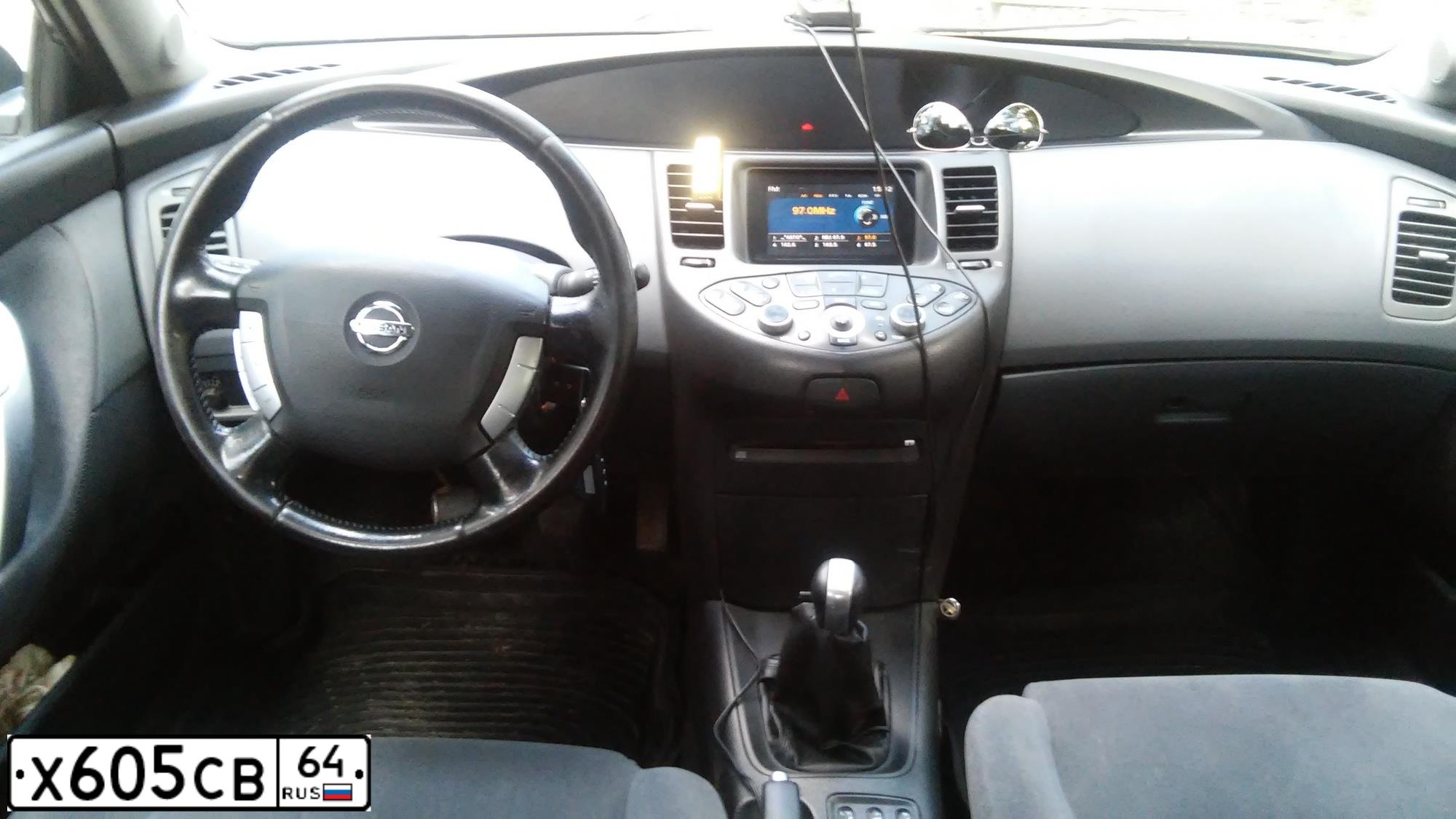 Фото автомобиля NISSAN PRIMERA, 2005 — госномер Х605СВ64. Цвет: Серый