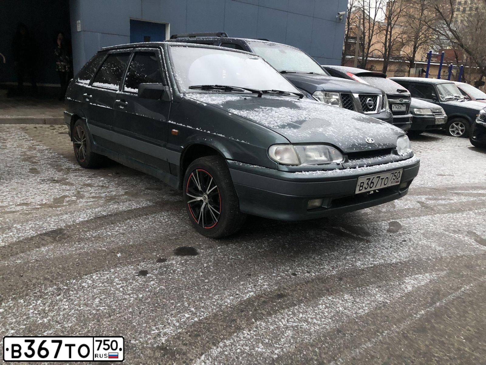 Фото автомобиля LADA 2114 SAMARA, 2007 — госномер В367ТО750. Цвет: ЗЕЛЕНЫЙ
