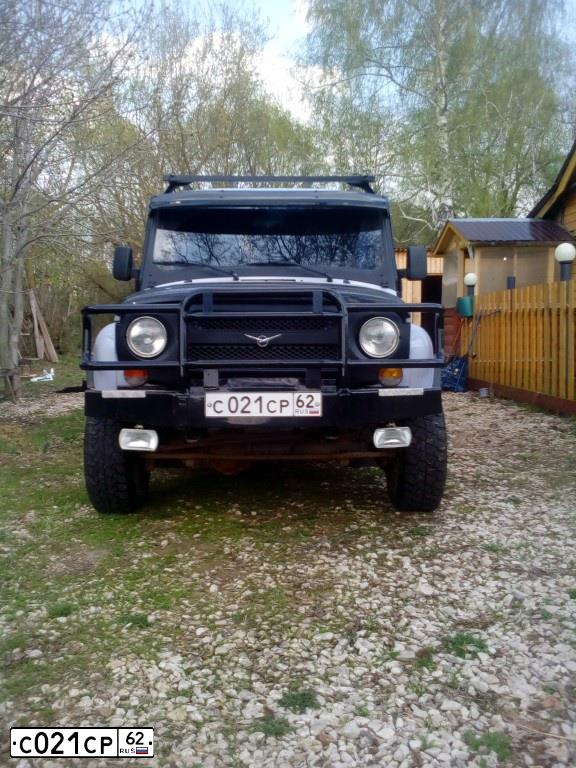 Фото автомобиля UAZ Z 3151  HUNTER, 2005 — госномер С021СР62. Цвет: СВЕТЛО-СЕРЫЙ